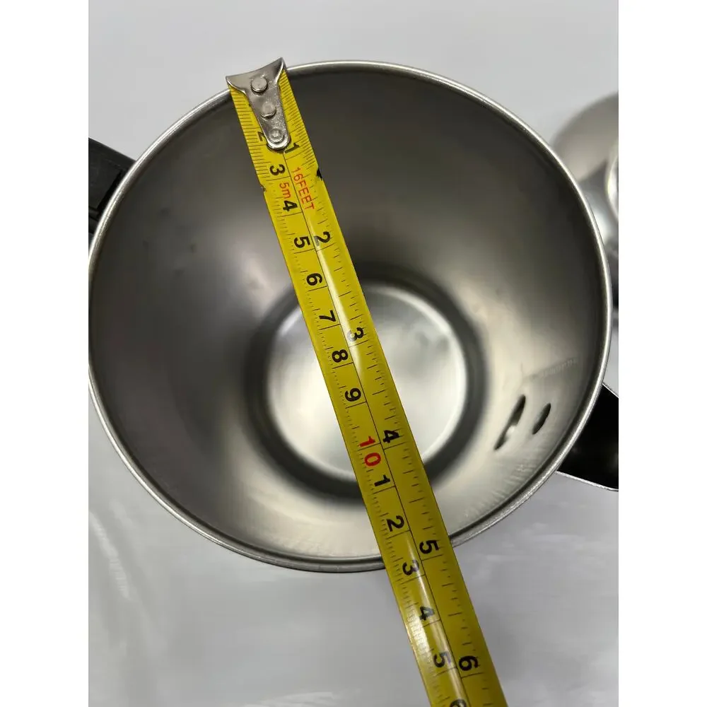 Revere Ware Stainless Steel Stovetop Coffee Percolator Vintage American USA